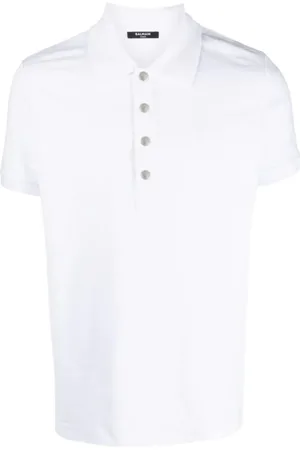 Balmain Top, Herre, Hvid, M, Bomuld, Polo Bluser