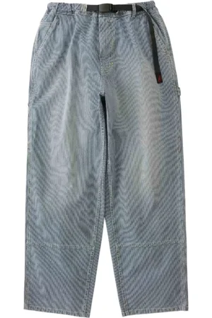 Gramicci Jeans, Herre, Blå, M, Denim, Hickory Japansk Denim Arbejdspant