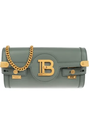 Balmain Taske, Dame, Grøn, ONE SIZE, Uld, Skuldertaske B-Buzz 23