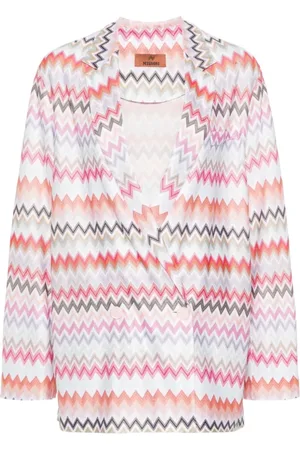 Missoni Jakke, Dame, Flerfarvet, S, Uld, Multifarvet Stilfuld Blazer