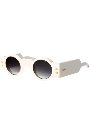 Balmain Tilbehør, unisex, Hvid, 42 MM, Uld, Stilfulde solbriller til mænd og kvinder