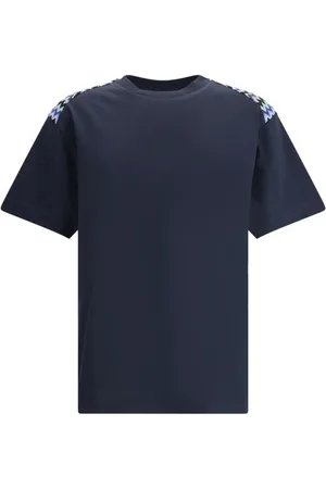 Missoni Top, Herre, Blå, S, Uld, ZigZag Detalje Crew Neck T-Shirt