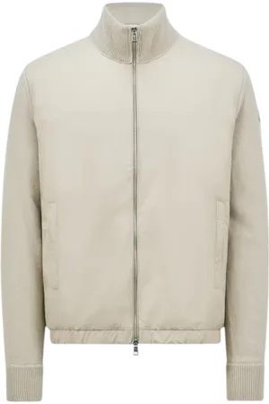 Moncler Jakke, Herre, , L, Uld, Zip-Up Uld & Kashmir Cardigan