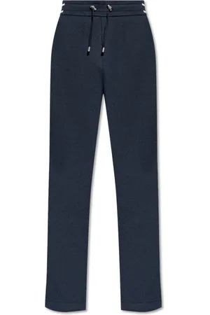 Balmain Bukser, Herre, Blå, XL, Sweatpants med logo