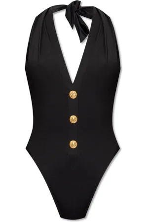 Balmain Badetøj, Dame, Sort, M, Uld, Badedragt