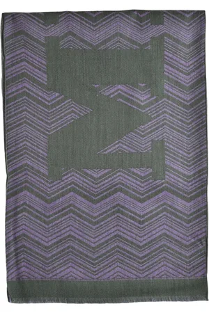Missoni Tilbehør, Dame, Flerfarvet, ONE SIZE, Uld, Uldtørklæde - Stilfuldt design