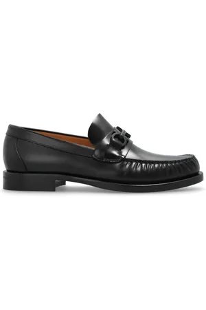Salvatore Ferragamo Sko, Herre, Sort, 40 EU, Læder, Loafers sko