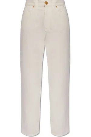 Balmain Jeans, Dame, Hvid, 2XS, Straight jeans