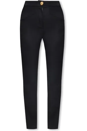 Balmain Bukser, Dame, Sort, XS, Uld, Uldbukser