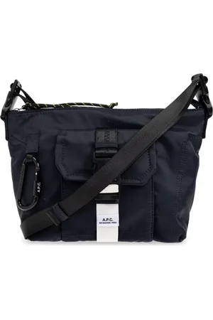 A.P.C. Taske, Herre, Blå, ONE SIZE, Uld, Skuldertaske Trek