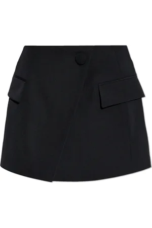 Balmain Nederdel, Dame, Sort, 2XS, Bomuld, Kort nederdel