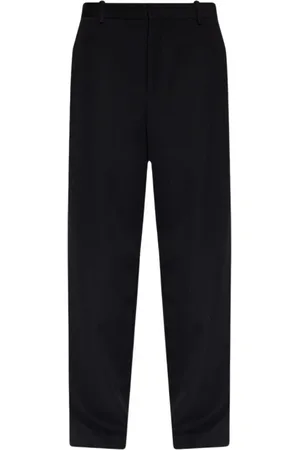 Balmain Bukser, Dame, Sort, S, Uld, Brede bukser