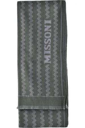 Missoni Tilbehør, Dame, Grøn, ONE SIZE, Uld, Uldtørklæde - Stilfuldt design