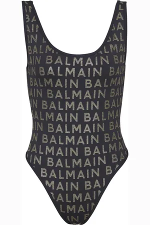 Balmain Badetøj, Dame, Flerfarvet, M, Badedragt med logoer