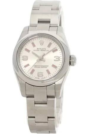 Rolex Pre-owned, Dame, Grå, ONE SIZE, Pre-owned Glas watches