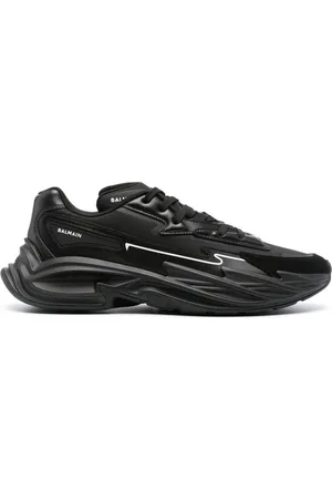 Balmain Sko, Herre, Sort, 40 EU, Uld, Sneakers