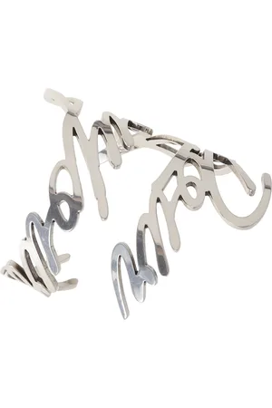 Balmain Tilbehør, Dame, Grå, M, Metallic Armbånd