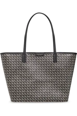 Tory Burch Taske, Dame, Sort, ONE SIZE, Uld, Kurvvævet shopper taske