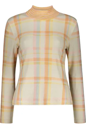 M Missoni Strik, Dame, Flerfarvet, S, Uld, Ribbet turtleneck med lurex-tråde
