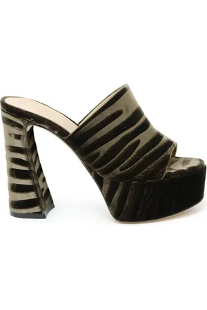 Gianvito Rossi Sko, Dame, Brun, 38 1/2 EU, Mink Zebra Print Velvet Pumps
