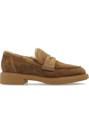 Gianvito Rossi Sko, Dame, Brun, 38 EU, Sko Harris type loafers