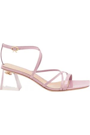 Gianvito Rossi Sko, Dame, Lyserød, 40 EU, Læder, Elegant Læder Sandaler