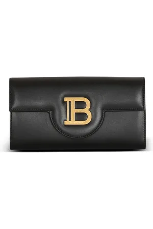 Balmain Tilbehør, Dame, Sort, ONE SIZE, Læder, Wallets & Cardholders