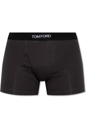 Tom Ford Undertøj, Herre, Grå, XS, Bomuld, Bomuld boxershorts med logo