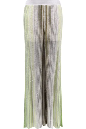 Missoni Bukser, Dame, Flerfarvet, S, Stribet Paliet Flare Bukser