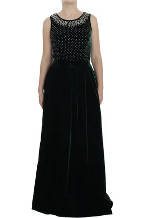 Dolce & Gabbana Kjole, Dame, Grøn, 2XS, Uld, Gowns