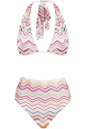 Missoni Badetøj, Dame, Flerfarvet, S, Vintage Crochet Bikini med Lurex