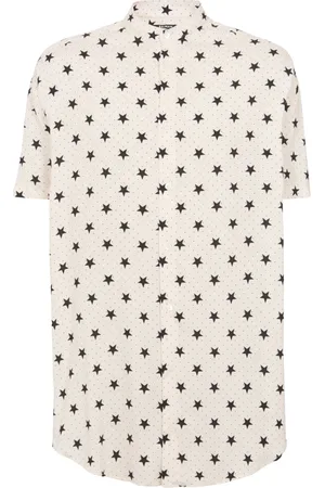 Balmain Skjorte, Herre, Hvid, 2XL, Short Sleeve Bluser