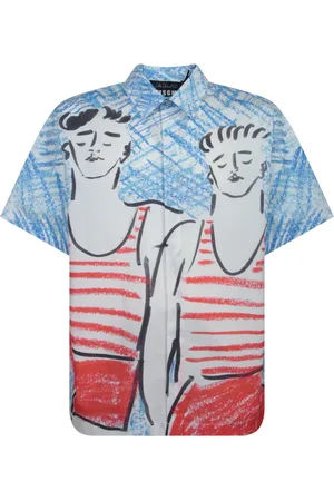 Msgm Skjorte, Herre, Flerfarvet, XL, Bomuld, Farverige Bomuldst-shirts og Polos