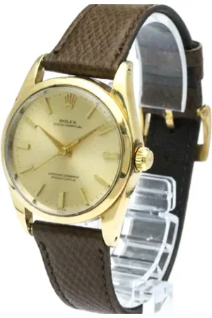 Rolex Pre-owned, Herre, Gul, ONE SIZE, Tyl, Pre-owned Rustfrit stal watches