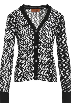 Missoni Strik, Dame, Sort, 2XS, Uld, Sort Sweater Elegant Stil