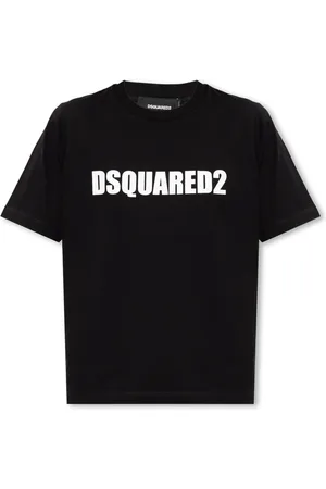 Dsquared2 Top, Dame, Sort, 2XS, Bomuld, Trykt Sort Bomuld T-shirt