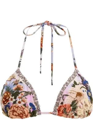 Agua by Agua Bendita Badetøj, Dame, Flerfarvet, S, Polyester, Lolita Bikini Top med Blomsterprint