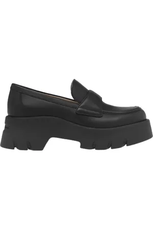 Gianvito Rossi Sko, Dame, Sort, 40 EU, Klassiske Sorte Loafers