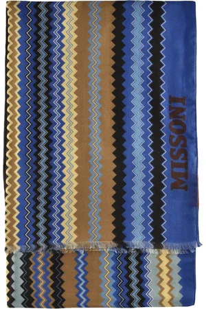 Missoni Tilbehør, Dame, Flerfarvet, ONE SIZE, Uld, Silke Uld Blandet Tørklæde