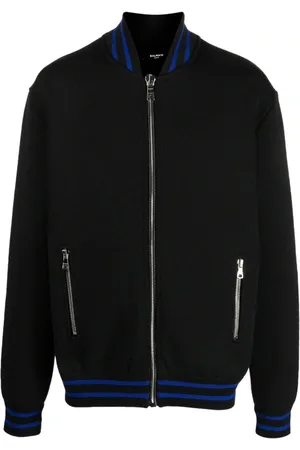 Balmain Jakke, Herre, Sort, XL, Uld, Bomber Jackets