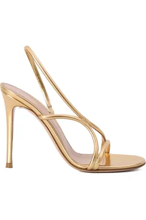 Gianvito Rossi Sko, Dame, Gul, 38 EU, Elegante Sommer Sandaler til Kvinder