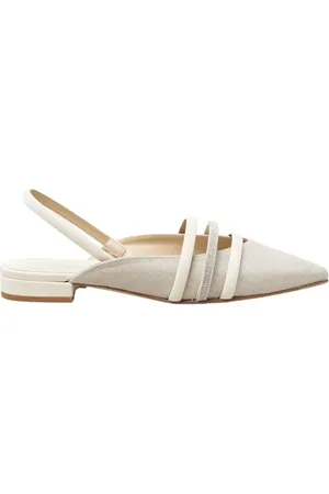 PESERICO SIGN Sko, Dame, , 39 EU, Læder, Ægte læder flade slingbacks