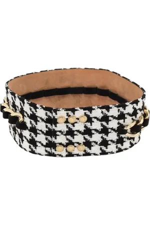 Balmain Pre-owned, Dame, Sort, ONE SIZE, Tyl, Pre-owned Stof baelter