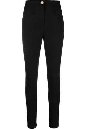 Balmain Bukser, Dame, Sort, S, Noir Stretch Skinny Chinos