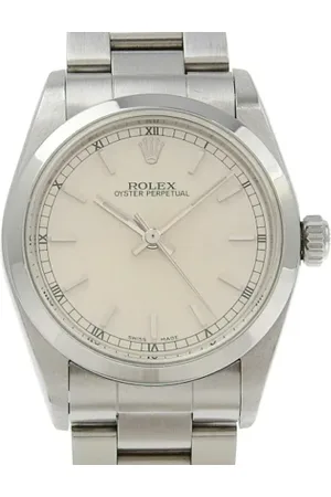 Rolex Pre-owned, Herre, Grå, ONE SIZE, Pre-owned Rustfrit stal watches