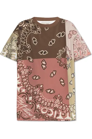 The Attico Top, Dame, Flerfarvet, XS, Bomuld, T-shirt kollektion Estate Meravigliosa
