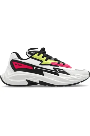 Balmain Sko, Dame, Flerfarvet, 36 EU, Læder, Løb-Ro sneakers
