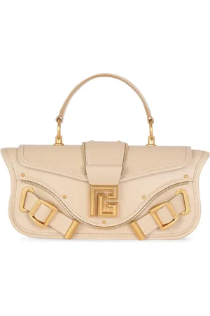 Balmain Taske, Dame, , ONE SIZE, Læder, Blaze clutch taske i glat læder