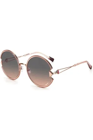 Missoni Tilbehør, Dame, Gul, 59 MM, Uld, Luksus Guld Pink Sungles