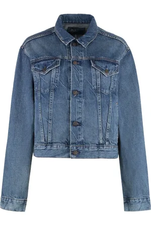 Ralph Lauren Jakke, Dame, Blå, S, Denim, Denimjakke med flere lommer